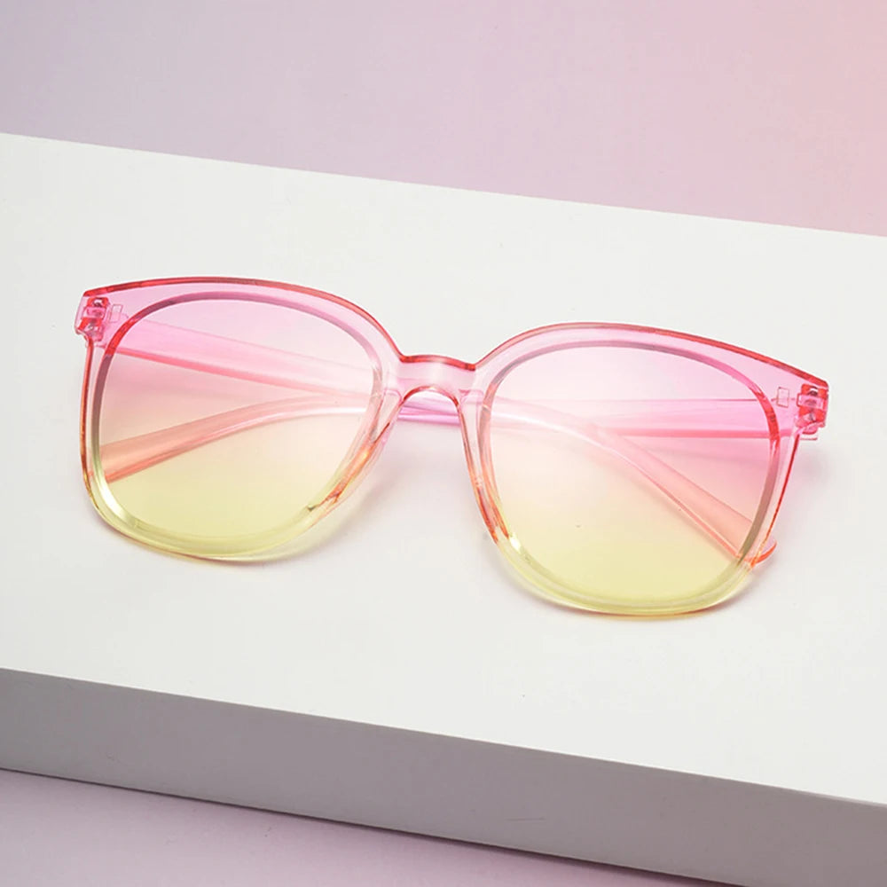 Fashion Jelly Gradient Square-shaped Lenses Sunglasses Outdoor Sun Protection Shades Colorful Sun Glasses Goggles 2025 New