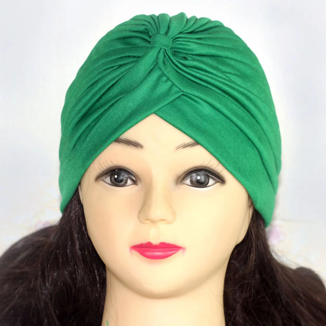 2021 Muslim Cotton Turban Hat With Button Hijab Bonner Head Wrap For Women Indian African Twist Hijab Caps Turbante Mujer