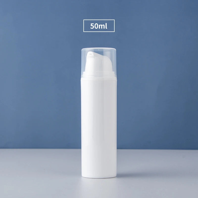 1PC 15/30/50ml Empty Airless Pump Bottles Mini Lotion Vacuum Cosmetic Containers Women Make Up Travel Emulsion Bottle