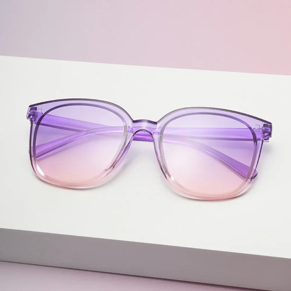 Fashion Jelly Gradient Square-shaped Lenses Sunglasses Outdoor Sun Protection Shades Colorful Sun Glasses Goggles 2025 New