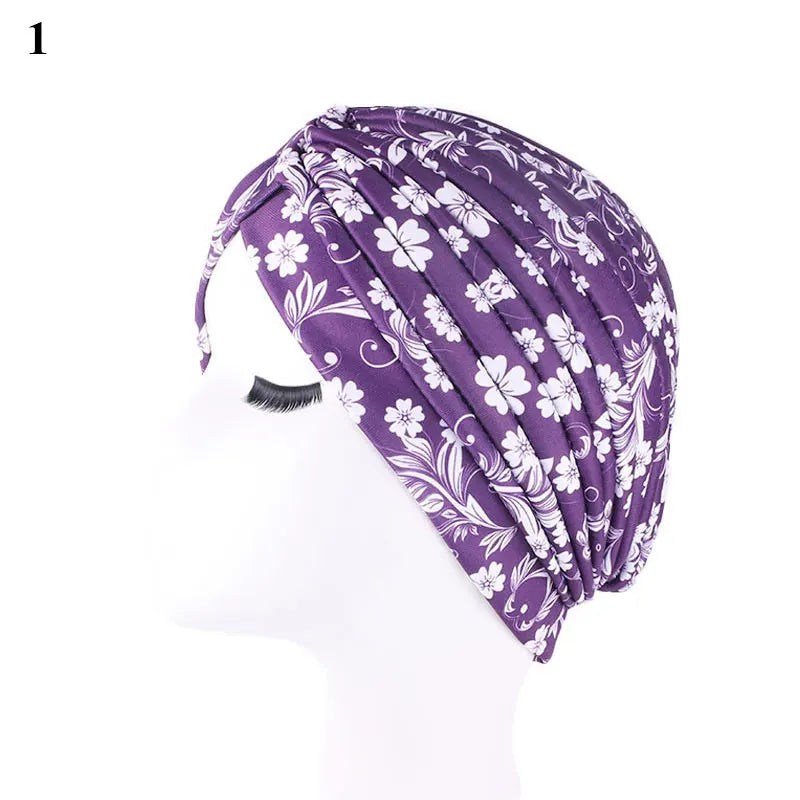 2021 Muslim Cotton Turban Hat With Button Hijab Bonner Head Wrap For Women Indian African Twist Hijab Caps Turbante Mujer