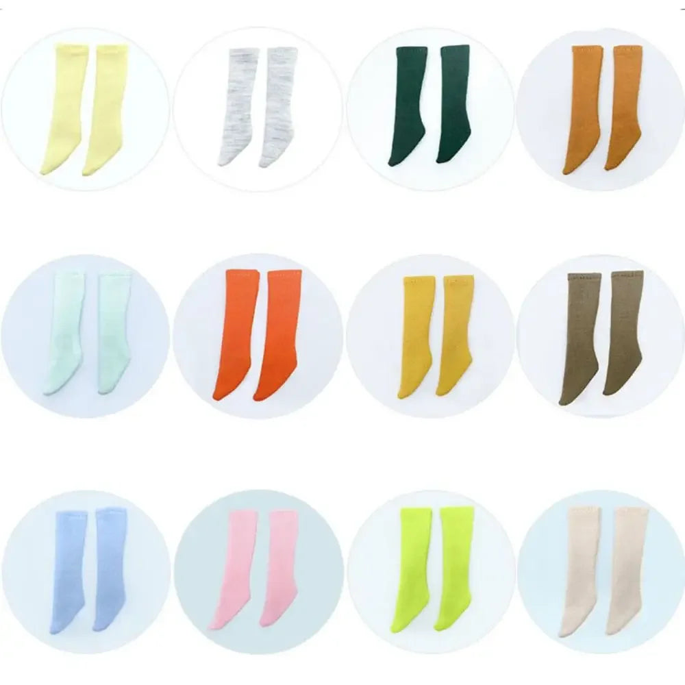 Fashion Handmade Cotton Stockings Casual Wear 15 Styles Long Doll Socks Dress Clothes Accessories