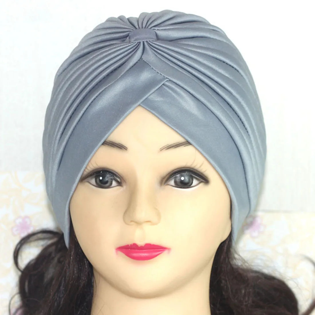 2021 Muslim Cotton Turban Hat With Button Hijab Bonner Head Wrap For Women Indian African Twist Hijab Caps Turbante Mujer