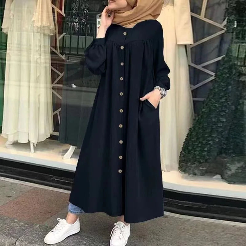 Muslim Abayas For Women Dubai Vintage Arabic Girl's Wear Hot Dresses Robe Caftan Kimono Femme élégant Musulman Islam