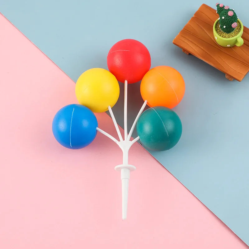 Cake Toppers Perfume Lipstick Makeup brush DIY Cupcake Topper Women Cake Flags Kids Girl Happy Birthday Bride Party Baking Decor