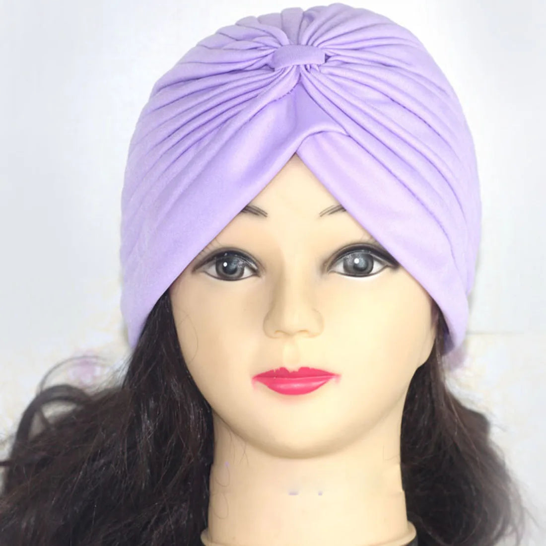 2021 Muslim Cotton Turban Hat With Button Hijab Bonner Head Wrap For Women Indian African Twist Hijab Caps Turbante Mujer
