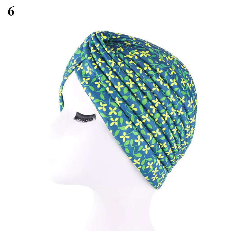 2021 Muslim Cotton Turban Hat With Button Hijab Bonner Head Wrap For Women Indian African Twist Hijab Caps Turbante Mujer