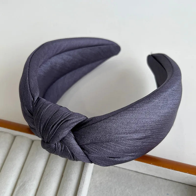 Autumn Dark Color Sponge Knot Hairband Headband Adult Hair Accessories Hair Jewley
