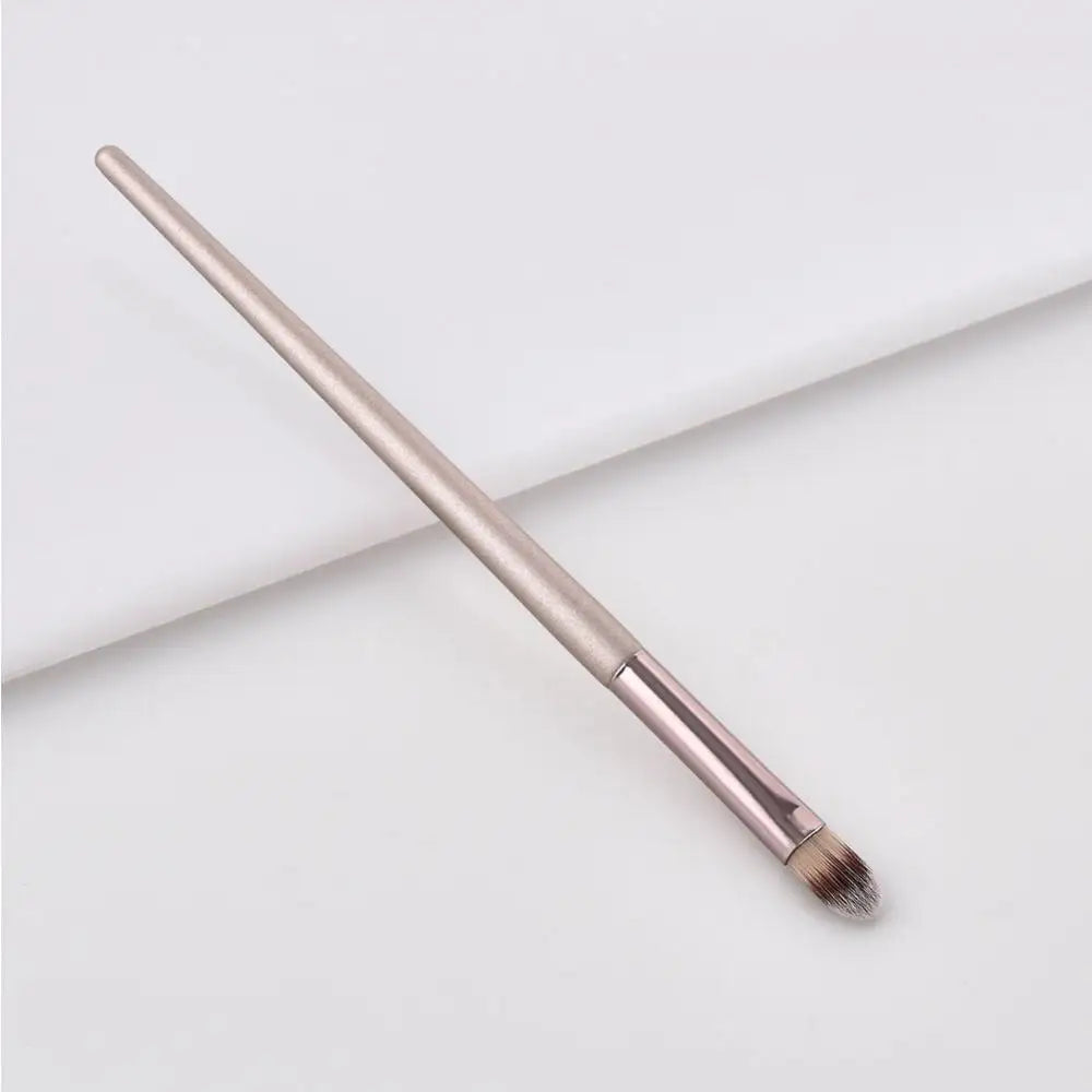 Luxury Champagne Makeup Brushes Powder Blush Eyeshadow Eyelash Concealer Lip Eye Blending Brush Make Up Brushes Set