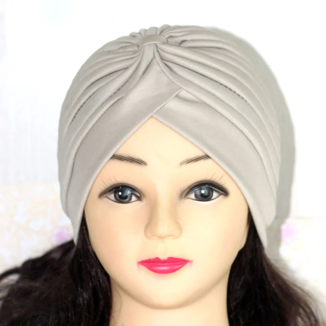 2021 Muslim Cotton Turban Hat With Button Hijab Bonner Head Wrap For Women Indian African Twist Hijab Caps Turbante Mujer