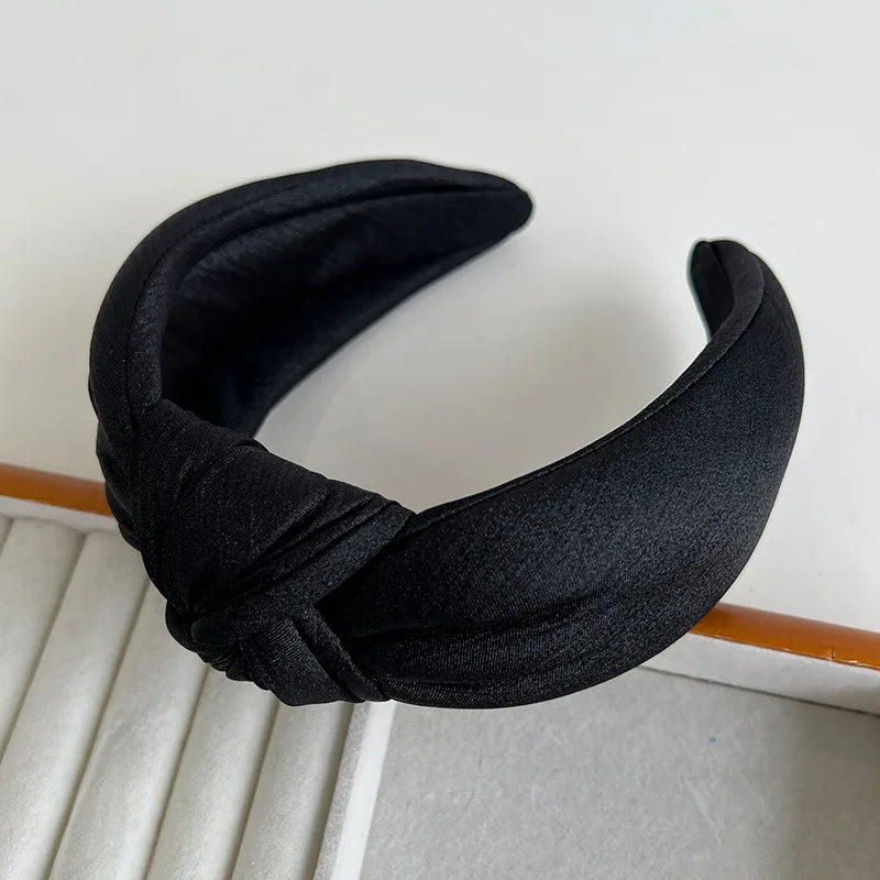 Autumn Dark Color Sponge Knot Hairband Headband Adult Hair Accessories Hair Jewley