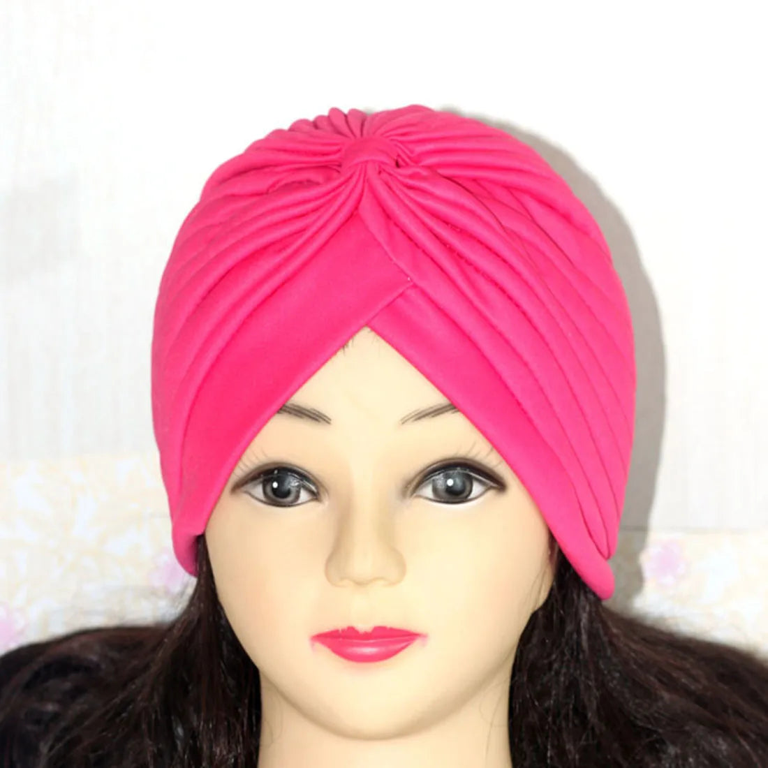 2021 Muslim Cotton Turban Hat With Button Hijab Bonner Head Wrap For Women Indian African Twist Hijab Caps Turbante Mujer