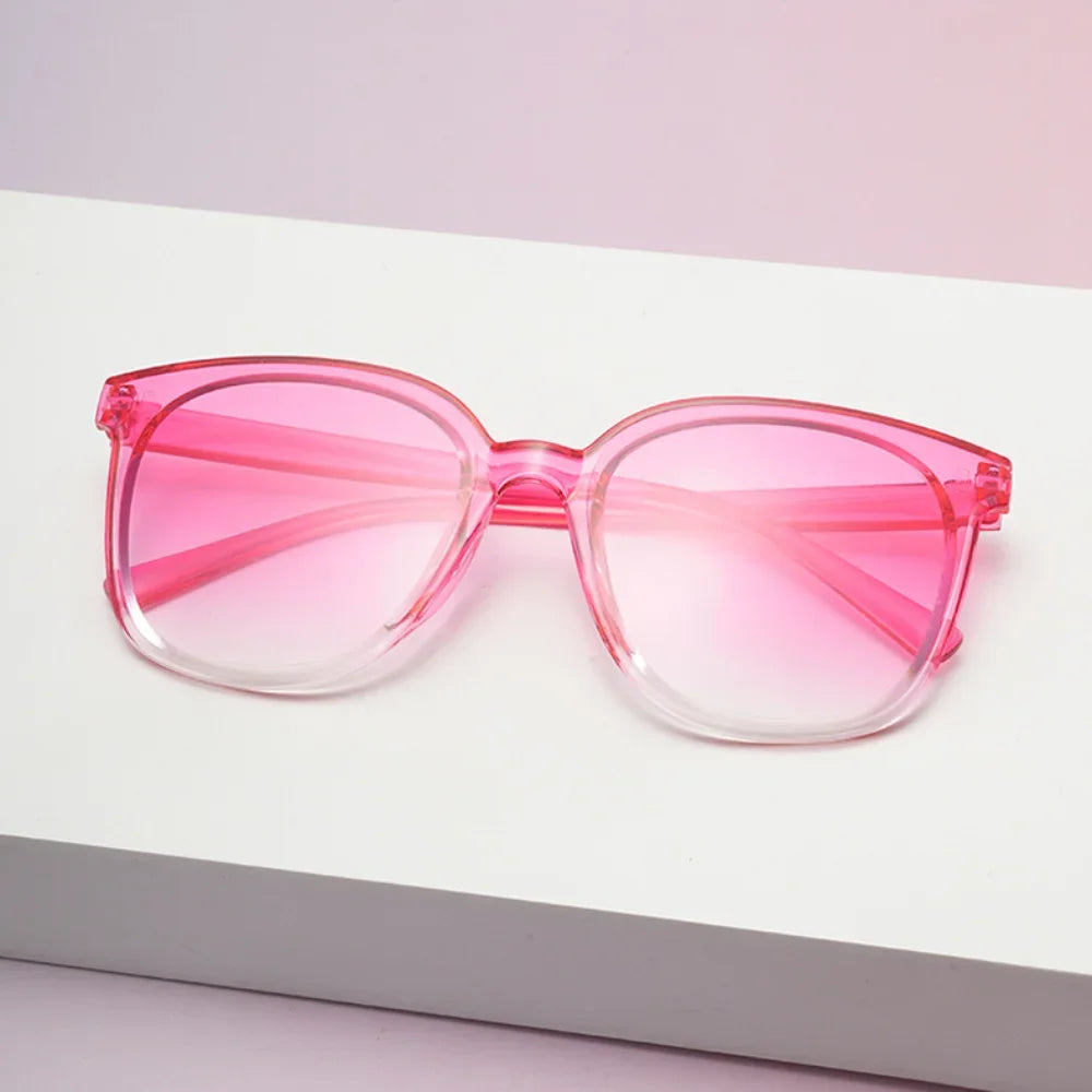 Fashion Jelly Gradient Square-shaped Lenses Sunglasses Outdoor Sun Protection Shades Colorful Sun Glasses Goggles 2025 New