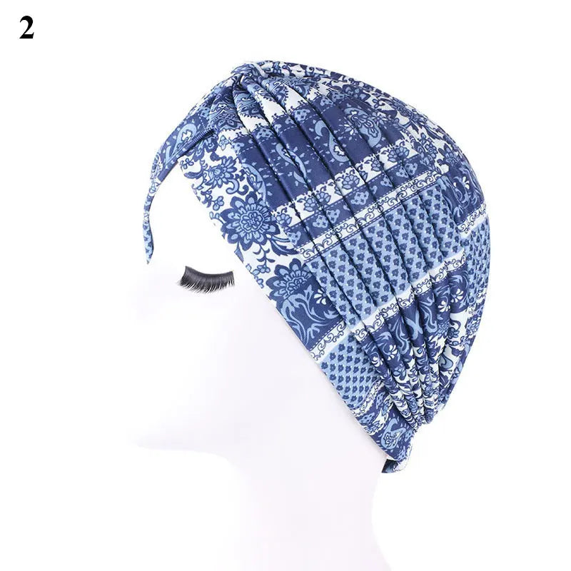 2021 Muslim Cotton Turban Hat With Button Hijab Bonner Head Wrap For Women Indian African Twist Hijab Caps Turbante Mujer