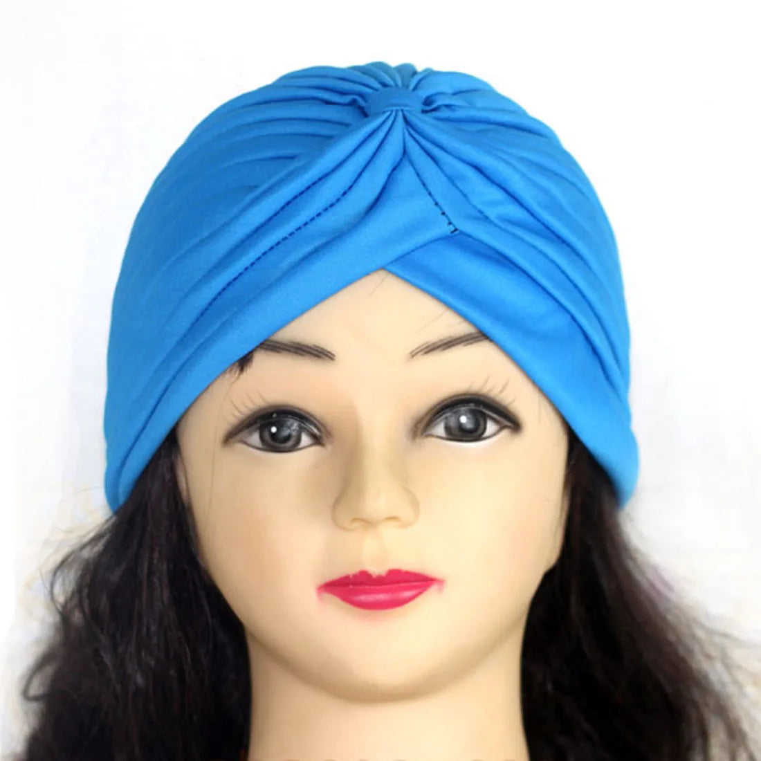 2021 Muslim Cotton Turban Hat With Button Hijab Bonner Head Wrap For Women Indian African Twist Hijab Caps Turbante Mujer