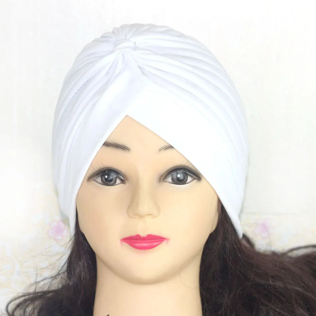 2021 Muslim Cotton Turban Hat With Button Hijab Bonner Head Wrap For Women Indian African Twist Hijab Caps Turbante Mujer