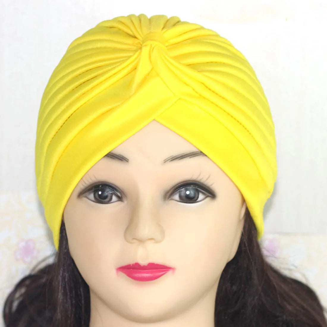 2021 Muslim Cotton Turban Hat With Button Hijab Bonner Head Wrap For Women Indian African Twist Hijab Caps Turbante Mujer