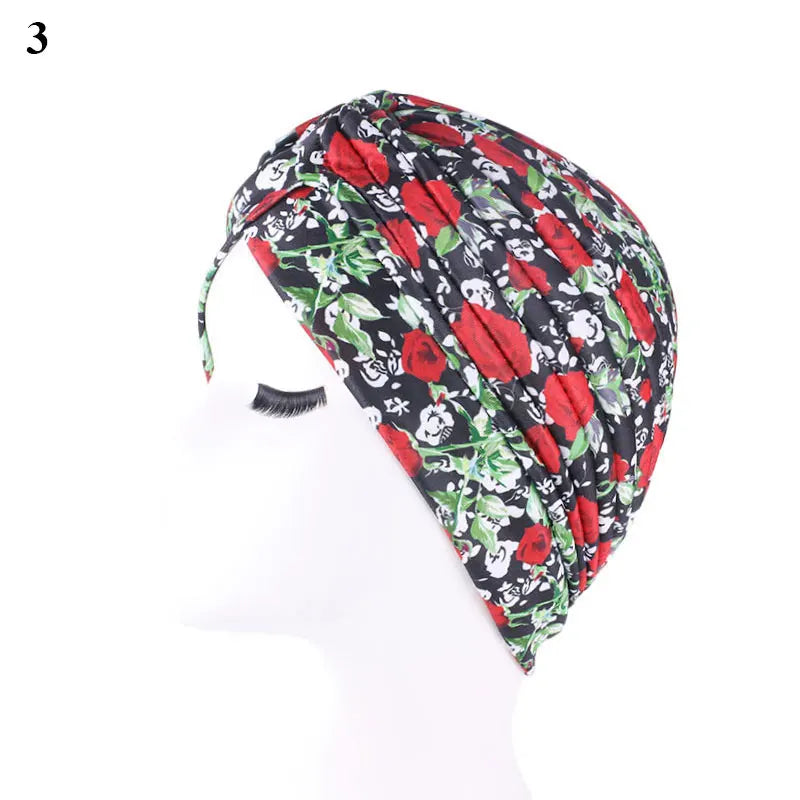 2021 Muslim Cotton Turban Hat With Button Hijab Bonner Head Wrap For Women Indian African Twist Hijab Caps Turbante Mujer