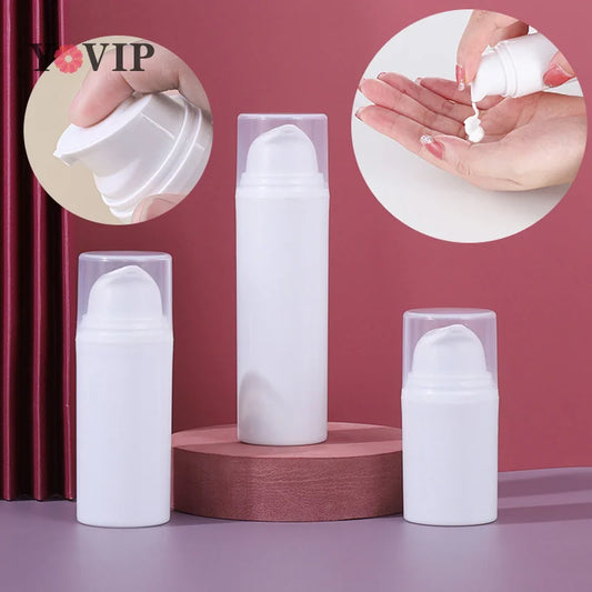 1PC 15/30/50ml Empty Airless Pump Bottles Mini Lotion Vacuum Cosmetic Containers Women Make Up Travel Emulsion Bottle