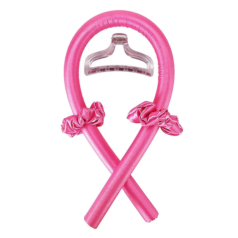 Hair Products Heatless Curling Rod Headband No Heat Silk Curls Ribbon Hair Rollers Sleeping Soft Headband Lazy Hair Accessoire
