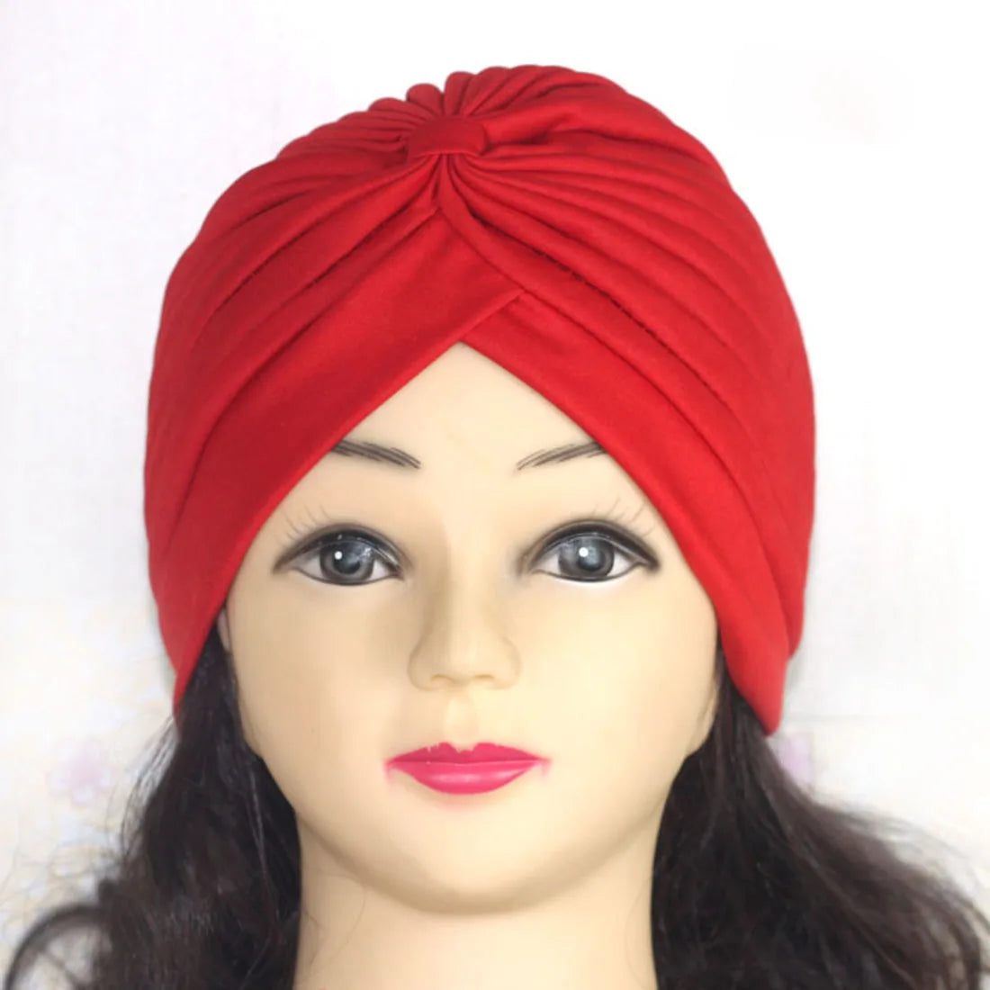 2021 Muslim Cotton Turban Hat With Button Hijab Bonner Head Wrap For Women Indian African Twist Hijab Caps Turbante Mujer