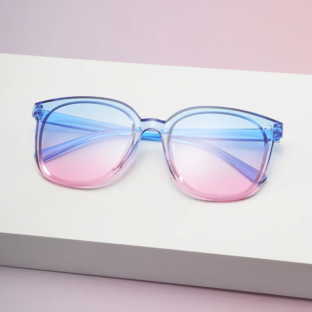 Fashion Jelly Gradient Square-shaped Lenses Sunglasses Outdoor Sun Protection Shades Colorful Sun Glasses Goggles 2025 New