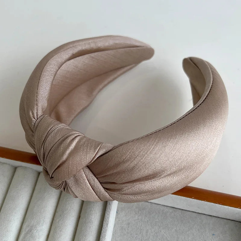Autumn Dark Color Sponge Knot Hairband Headband Adult Hair Accessories Hair Jewley