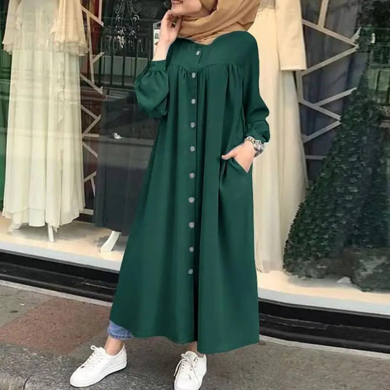 Muslim Abayas For Women Dubai Vintage Arabic Girl's Wear Hot Dresses Robe Caftan Kimono Femme élégant Musulman Islam