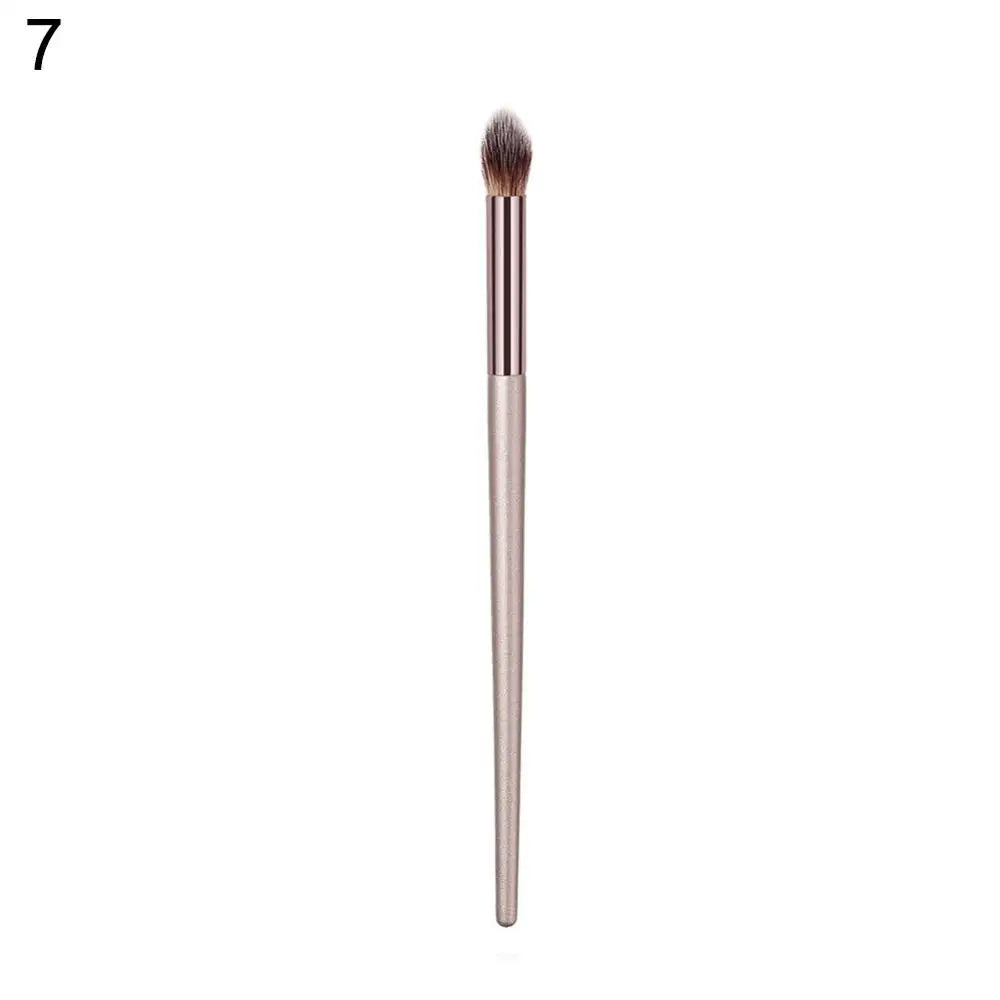 Luxury Champagne Makeup Brushes Powder Blush Eyeshadow Eyelash Concealer Lip Eye Blending Brush Make Up Brushes Set