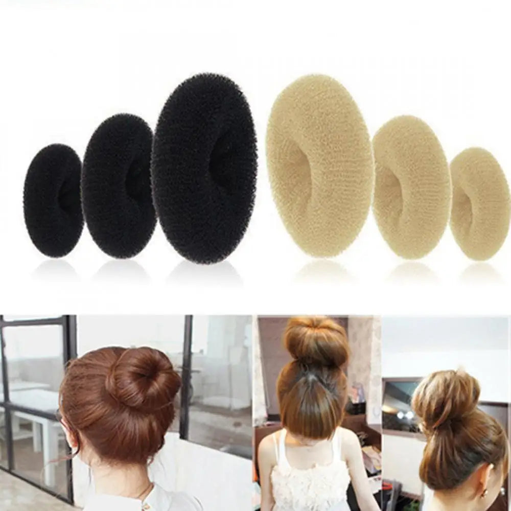 Hair Styling Women Magic Donut Hair Ring Bun Former Shaper Hair Styler Tie Updo Maker Tools Braiders Headwear