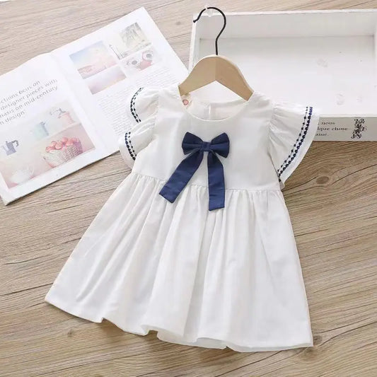 2023 New  Summer Baby Kids Mesh LacePrincess Dress Vestidos For Girl Party Dress Baby Net Yarn Clothes KidsOutfits  2-9T