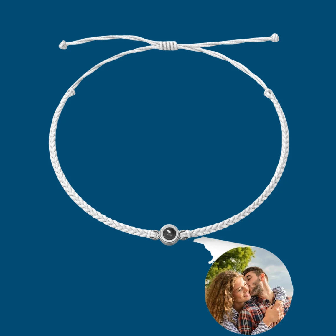 Custom Bracelets with Picture inside Customized Projection Bracelets with Photos Bracelet Personalized Photo Memorial Gifts 2025