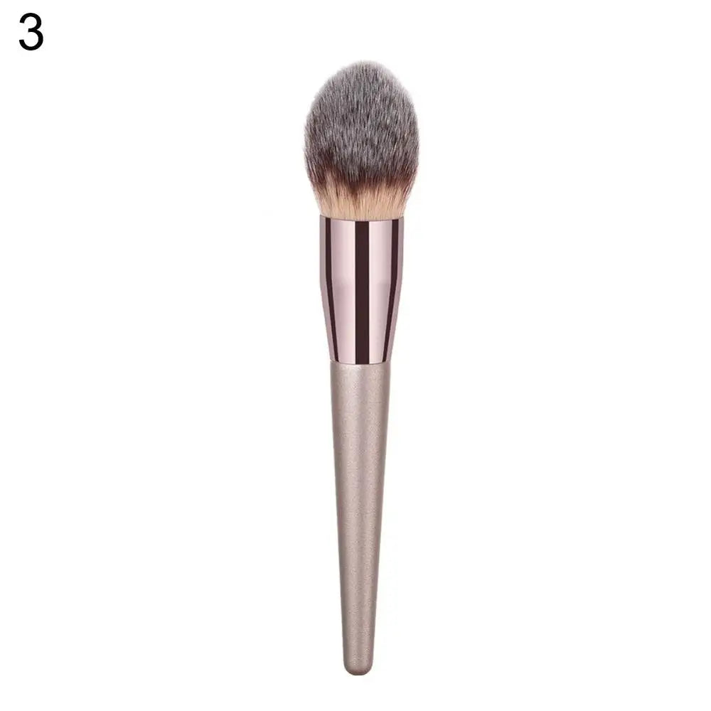 Luxury Champagne Makeup Brushes Powder Blush Eyeshadow Eyelash Concealer Lip Eye Blending Brush Make Up Brushes Set