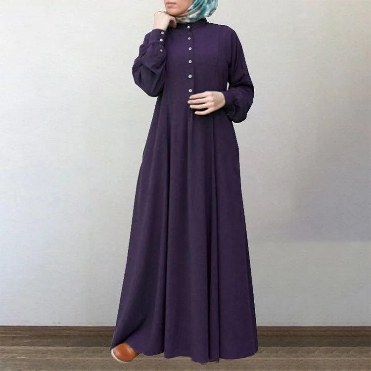 Muslim Abayas For Women Dubai Vintage Arabic Girl's Wear Hot Dresses Robe Caftan Kimono Femme élégant Musulman Islam