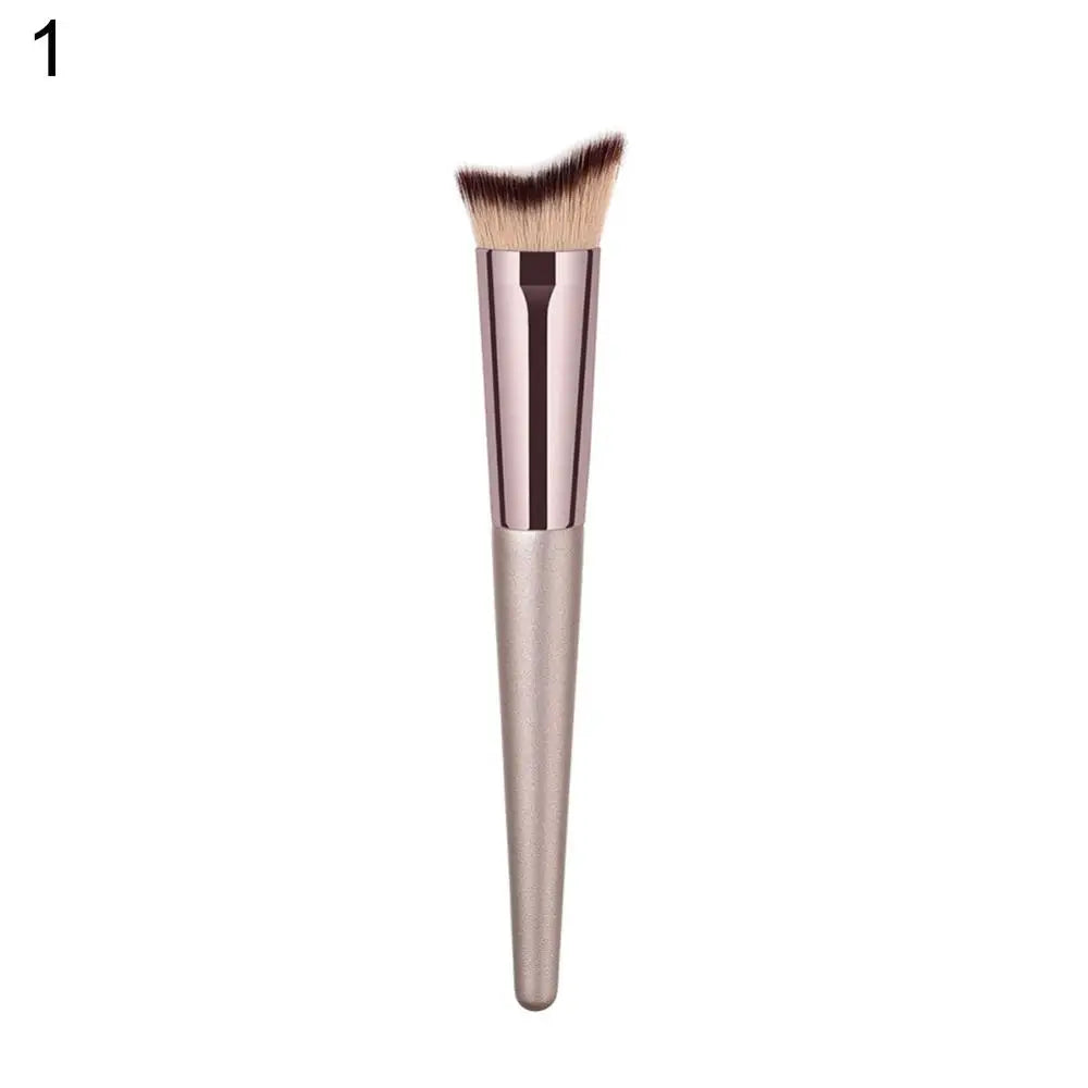 Luxury Champagne Makeup Brushes Powder Blush Eyeshadow Eyelash Concealer Lip Eye Blending Brush Make Up Brushes Set