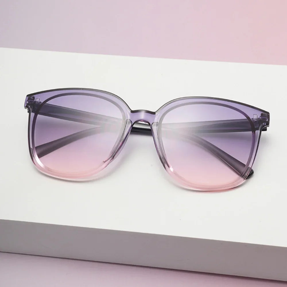 Fashion Jelly Gradient Square-shaped Lenses Sunglasses Outdoor Sun Protection Shades Colorful Sun Glasses Goggles 2025 New