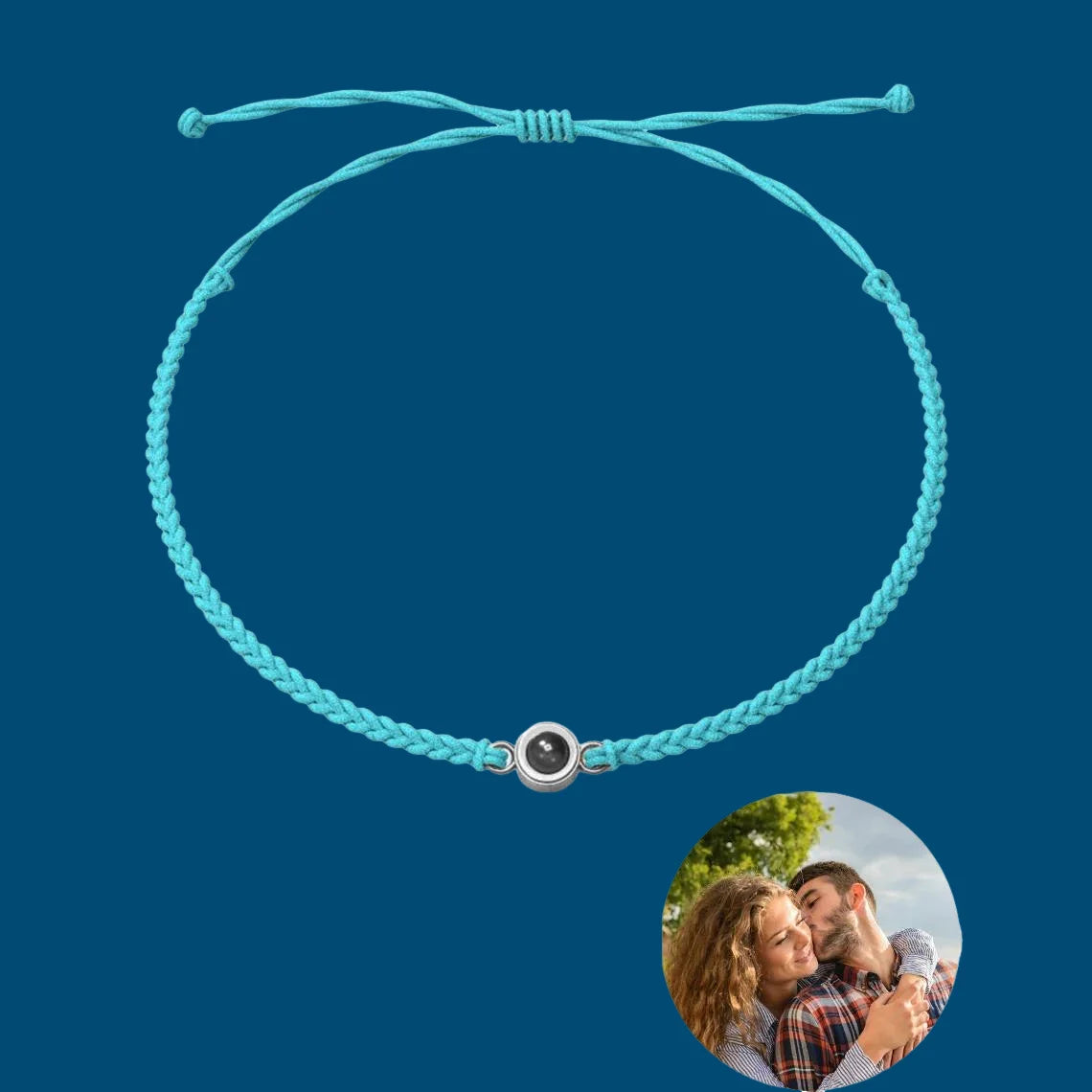 Custom Bracelets with Picture inside Customized Projection Bracelets with Photos Bracelet Personalized Photo Memorial Gifts 2025