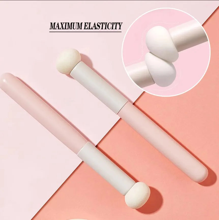 Soft Makeup Brushes Sponge Concealer Brush Lipstick Lip Powder Puff Wet Dry Use Foundation Contour Cosmetic Tools