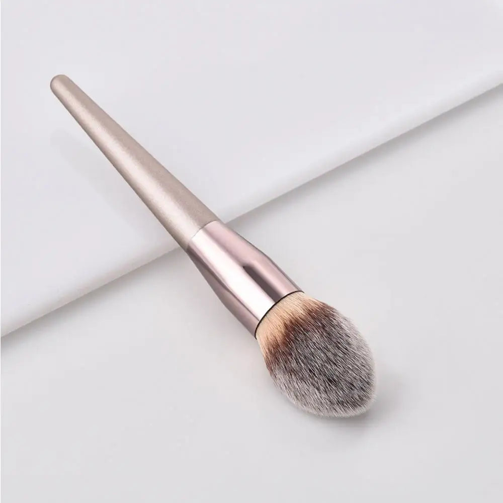 Luxury Champagne Makeup Brushes Powder Blush Eyeshadow Eyelash Concealer Lip Eye Blending Brush Make Up Brushes Set