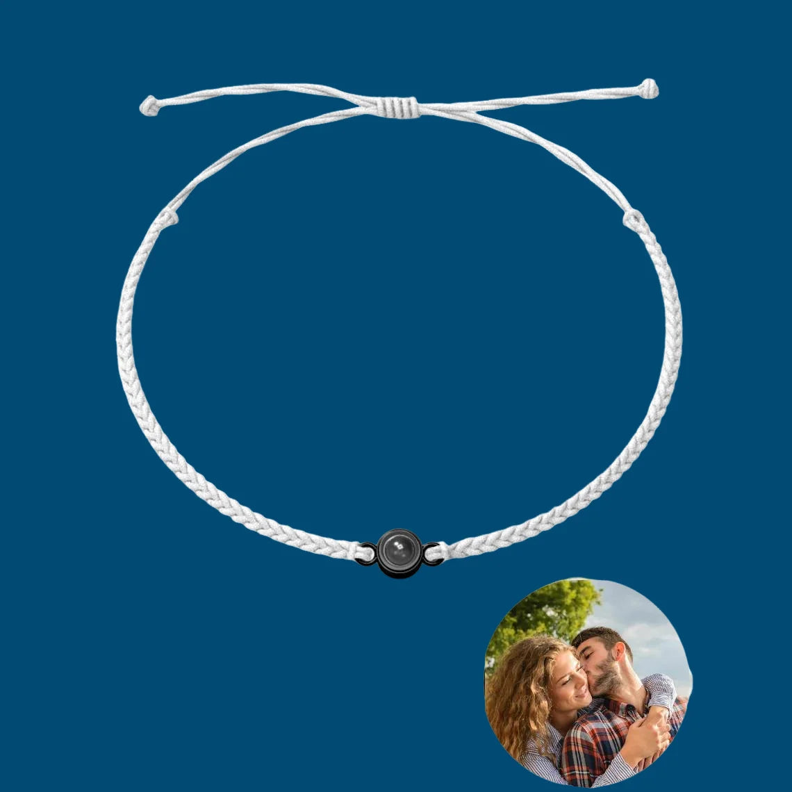 Custom Bracelets with Picture inside Customized Projection Bracelets with Photos Bracelet Personalized Photo Memorial Gifts 2025