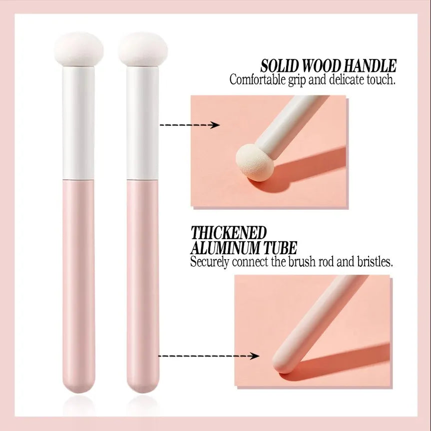Soft Makeup Brushes Sponge Concealer Brush Lipstick Lip Powder Puff Wet Dry Use Foundation Contour Cosmetic Tools