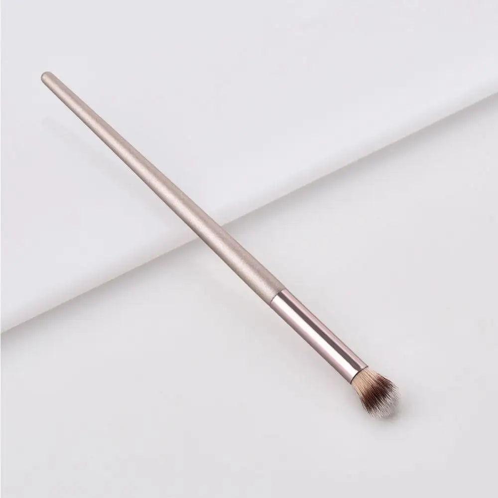 Luxury Champagne Makeup Brushes Powder Blush Eyeshadow Eyelash Concealer Lip Eye Blending Brush Make Up Brushes Set