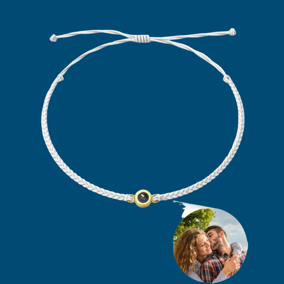 Custom Bracelets with Picture inside Customized Projection Bracelets with Photos Bracelet Personalized Photo Memorial Gifts 2025