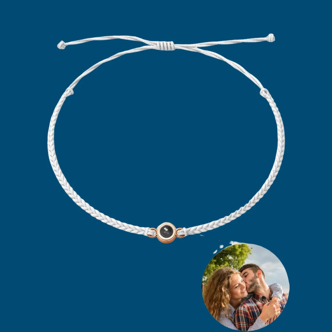 Custom Bracelets with Picture inside Customized Projection Bracelets with Photos Bracelet Personalized Photo Memorial Gifts 2025