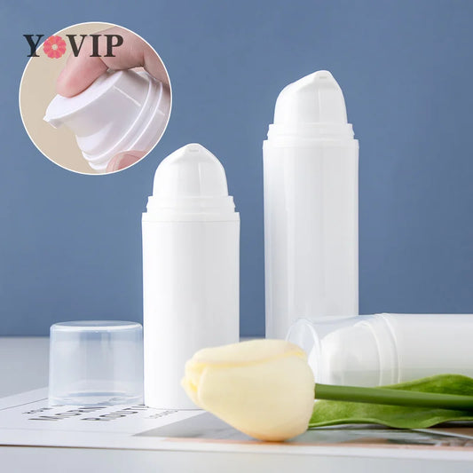 1PC 15/30/50ml Empty Airless Pump Bottles Mini Lotion Vacuum Cosmetic Containers Women Make Up Travel Emulsion Bottle