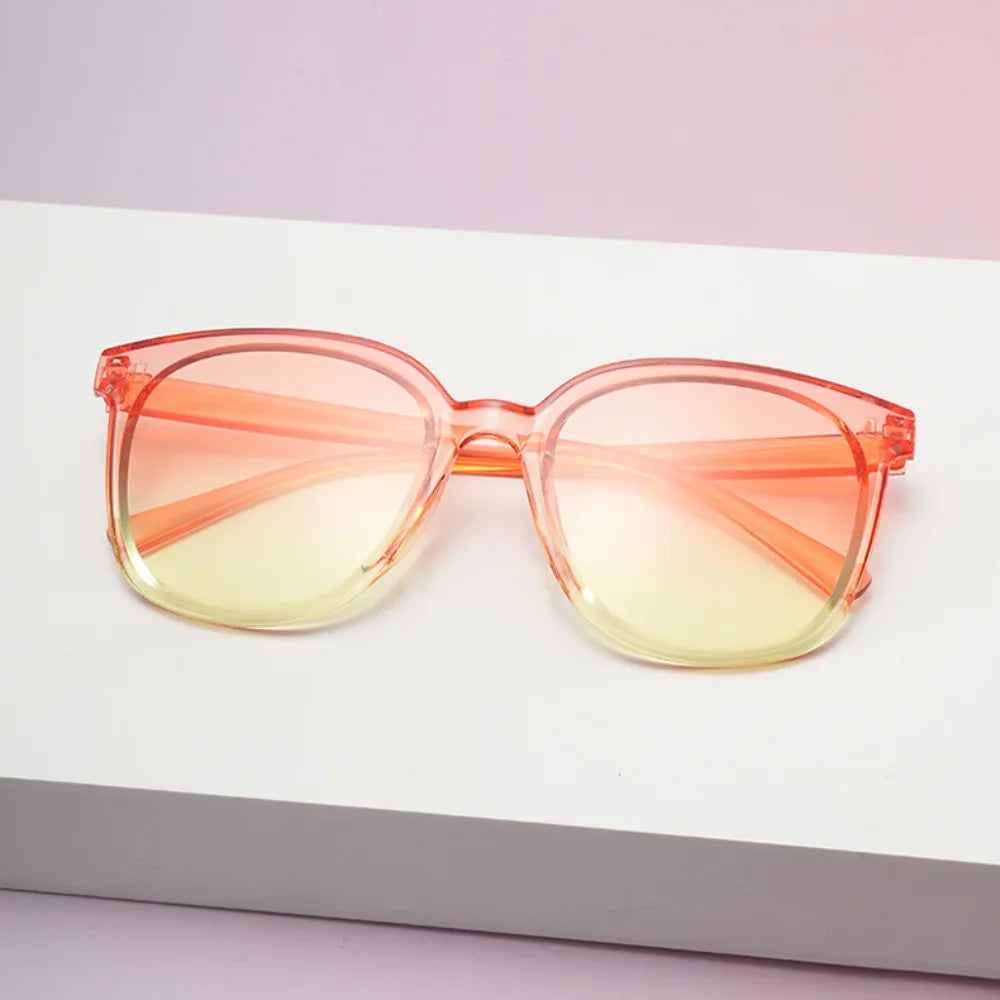 Fashion Jelly Gradient Square-shaped Lenses Sunglasses Outdoor Sun Protection Shades Colorful Sun Glasses Goggles 2025 New